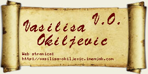 Vasilisa Okiljević vizit kartica